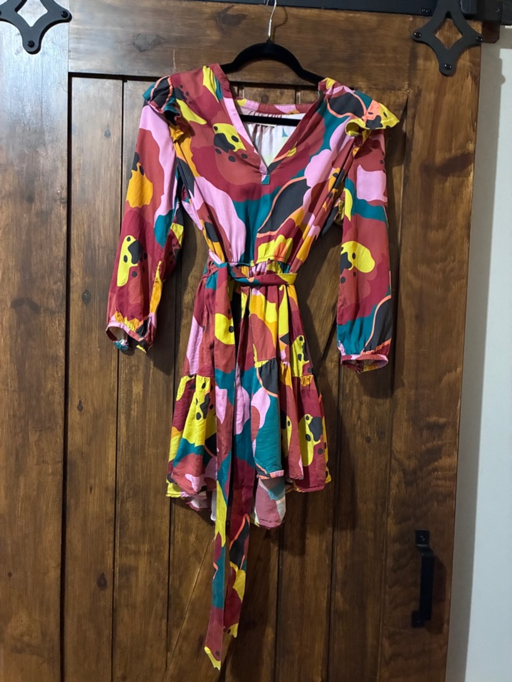 Marine Layer Elise Mini Dress - Exploded Floral XS Spring Summer Vacation Resort